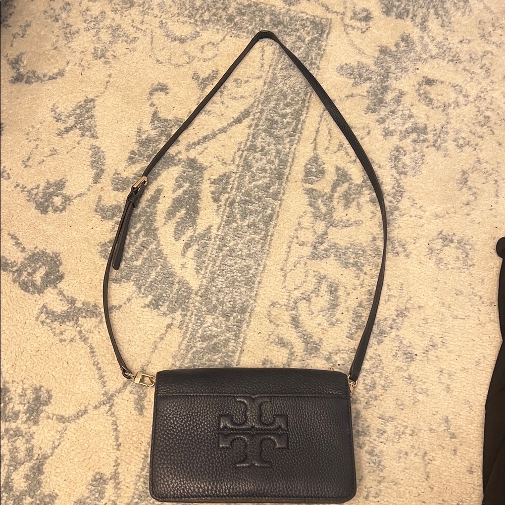 Tory Burch Navy Blue Crossbody